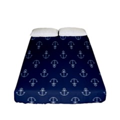 Anchor Pattern Fitted Sheet (full/ Double Size)