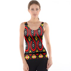 Toraja Traditional Art Pattern Tank Top