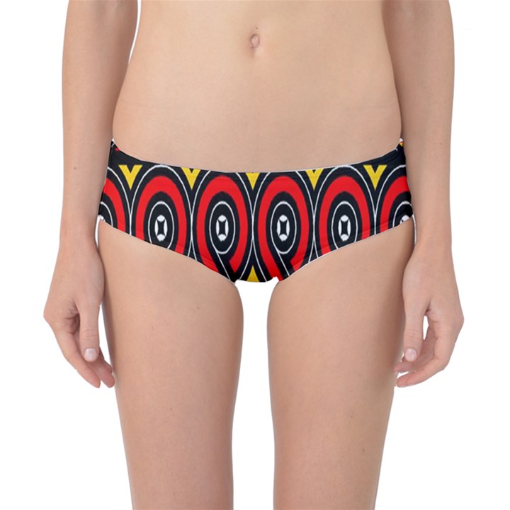 Toraja Traditional Art Pattern Classic Bikini Bottoms