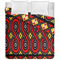 Toraja Traditional Art Pattern Duvet Cover Double Side (california King Size)