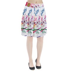 Butterfly Vector Art Pleated Skirt by Amaryn4rt