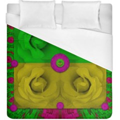 Roses Of Pure Love Duvet Cover (king Size)