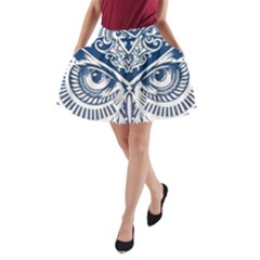 Owl A-line Pocket Skirt by Amaryn4rt