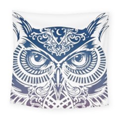 Owl Square Tapestry (large) by Amaryn4rt