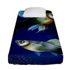 Marine Fishes Fitted Sheet (single Size)