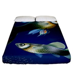 Marine Fishes Fitted Sheet (king Size)