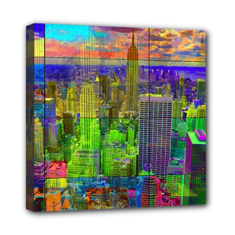 New York City Skyline Mini Canvas 8  X 8  by Amaryn4rt