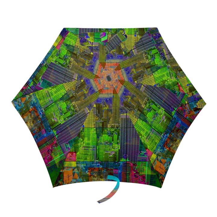 New York City Skyline Mini Folding Umbrellas