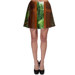 Beautiful World Entry Door Fantasy Skater Skirt by Amaryn4rt