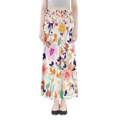 Vector Floral Art Maxi Skirts by Amaryn4rt