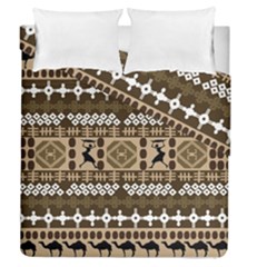 African Vector Patterns Duvet Cover Double Side (queen Size)