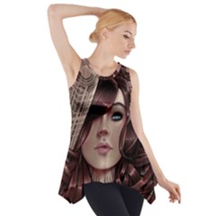 Beautiful Women Fantasy Art Side Drop Tank Tunic