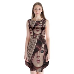 Beautiful Women Fantasy Art Sleeveless Chiffon Dress   by Amaryn4rt