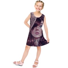 Beautiful Women Fantasy Art Kids  Tunic Dress by Amaryn4rt