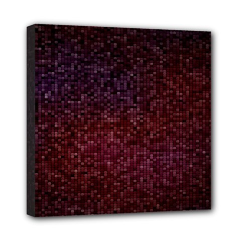 3d Tiny Dots Pattern Texture Mini Canvas 8  X 8 