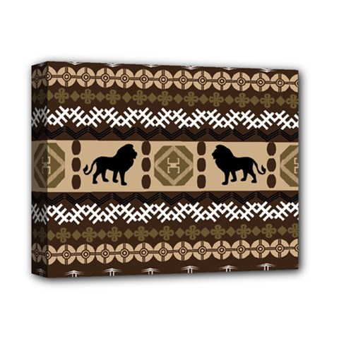 African Vector Patterns  Deluxe Canvas 14  X 11 