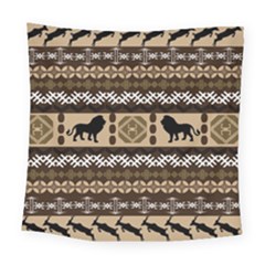 African Vector Patterns  Square Tapestry (large)