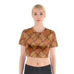 Vector Square Texture Pattern Cotton Crop Top