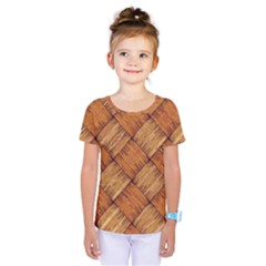 Vector Square Texture Pattern Kids  One Piece Tee