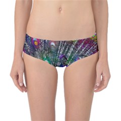 3d Peacock Pattern Classic Bikini Bottoms