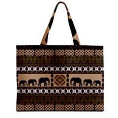 African Vector Patterns  Zipper Mini Tote Bag