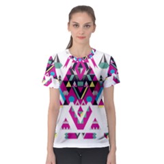 Geometric Play Women s Sport Mesh Tee