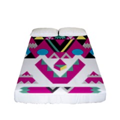 Geometric Play Fitted Sheet (full/ Double Size)