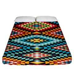 African Tribal Patterns Fitted Sheet (king Size)