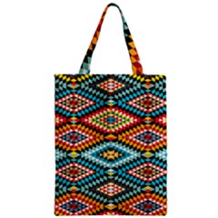 African Tribal Patterns Zipper Classic Tote Bag by Amaryn4rt