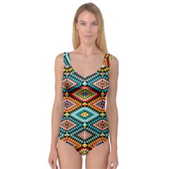 African Tribal Patterns Princess Tank Leotard  by Amaryn4rt