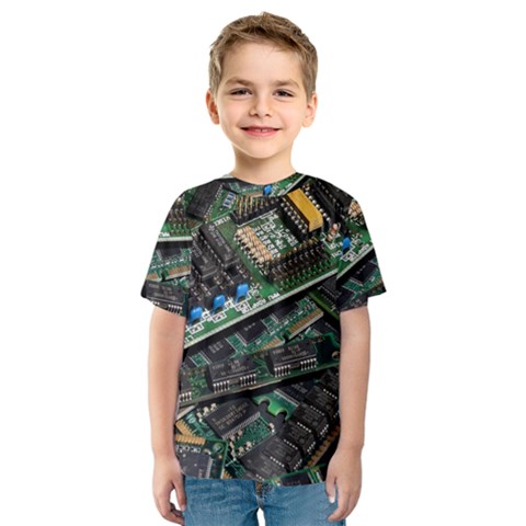 Computer Ram Tech Kids  Sport Mesh Tee by Amaryn4rt