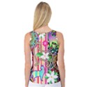 Mandalas, Cats and Flowers Fantasy Digital Patchwork Women s Basketball Tank Top View2