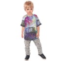 Bench In Spring Forest Kids  Raglan Tee View1