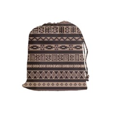 Ethnic Pattern Vector Drawstring Pouches (large) 