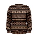 Ethnic Pattern Vector Women s Sweatshirt View1