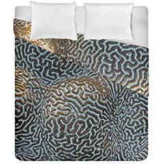 Coral Pattern Duvet Cover Double Side (california King Size)