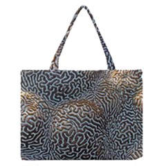 Coral Pattern Medium Zipper Tote Bag