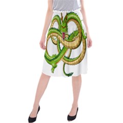 Dragon Snake Midi Beach Skirt by Amaryn4rt