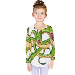 Dragon Snake Kids  Long Sleeve Tee