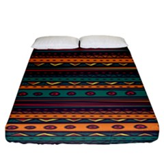 Ethnic Style Tribal Patterns Graphics Vector Fitted Sheet (king Size)