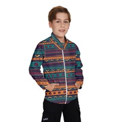 Ethnic Style Tribal Patterns Graphics Vector Wind Breaker (kids) by Amaryn4rt