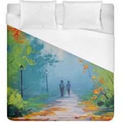 Park Nature Painting Duvet Cover (king Size)