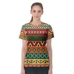 Mexican Folk Art Patterns Women s Sport Mesh Tee