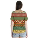 Mexican Folk Art Patterns Flutter Sleeve Top View2