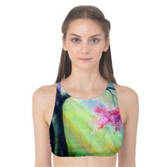 Forests Stunning Glimmer Paintings Sunlight Blooms Plants Love Seasons Traditional Art Flowers Sunsh Tank Bikini Top by Amaryn4rt