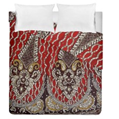 Indian Traditional Art Pattern Duvet Cover Double Side (queen Size)