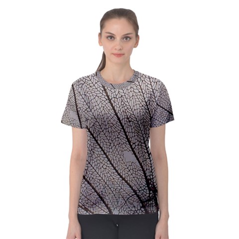 Sea Fan Coral Intricate Patterns Women s Sport Mesh Tee by Amaryn4rt