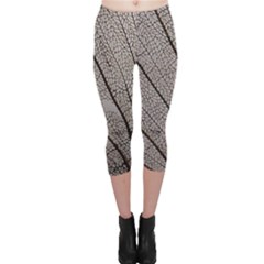 Sea Fan Coral Intricate Patterns Capri Leggings  by Amaryn4rt