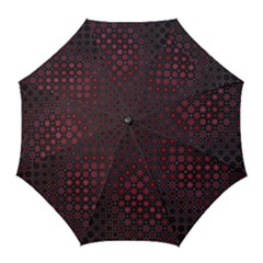 Star Patterns Golf Umbrellas by Amaryn4rt