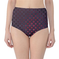 Star Patterns High-waist Bikini Bottoms